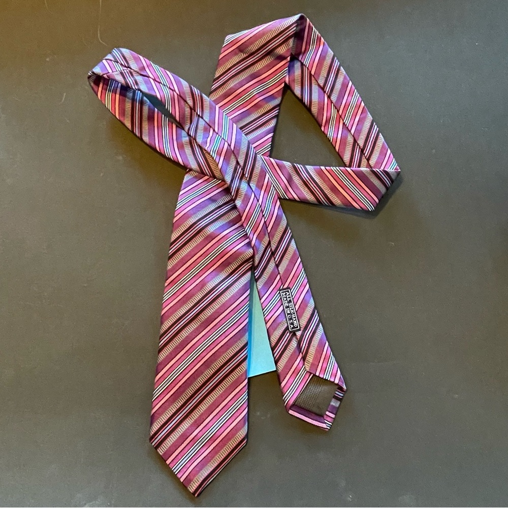 JZ Richards Stripe Tie 🩷💜